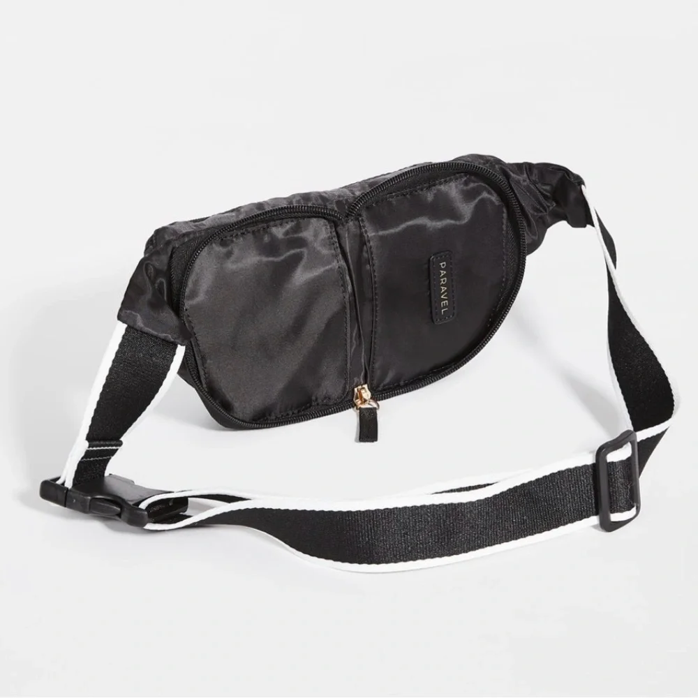 Paravel Black and White Belt Bag - Picture 3 of 10